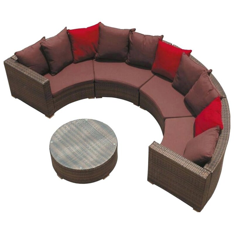 Комплект мягкой мебели из ротанга V-142