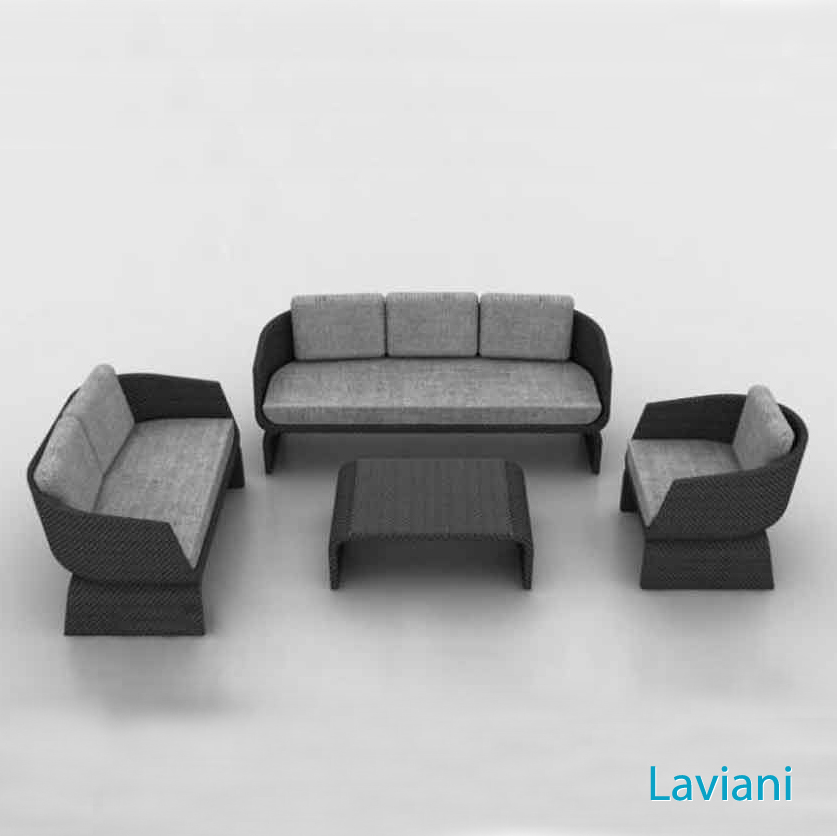 Комплект мягкой мебели из ротанга V-131