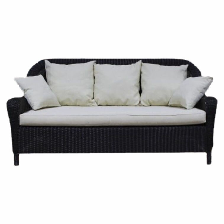 Мягкий трехместный диван из ротанга Milly SMS-808-1
