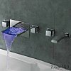 LED смеситель для ванны скрытого монтажа LF-24