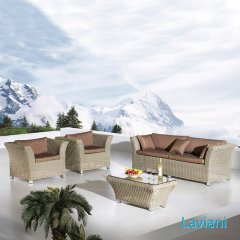 Дачный диван и кресла из ротанга Brown Europe SMS-13