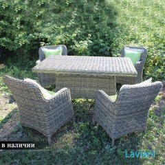 Обеденный комплект из ротанга Poligon DSG-28